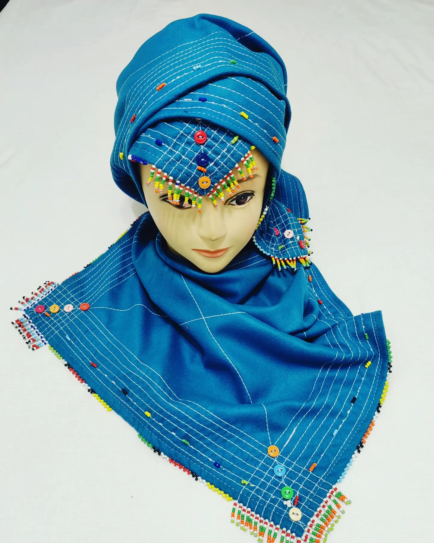 Beaded Rectangle Doek
