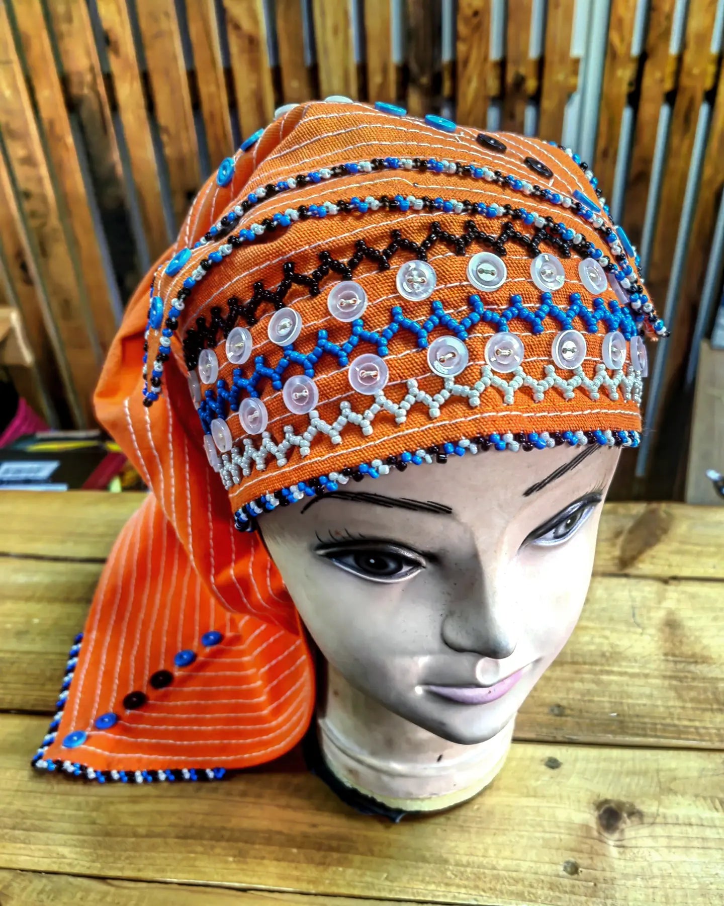 Triangle Beaded Doek
