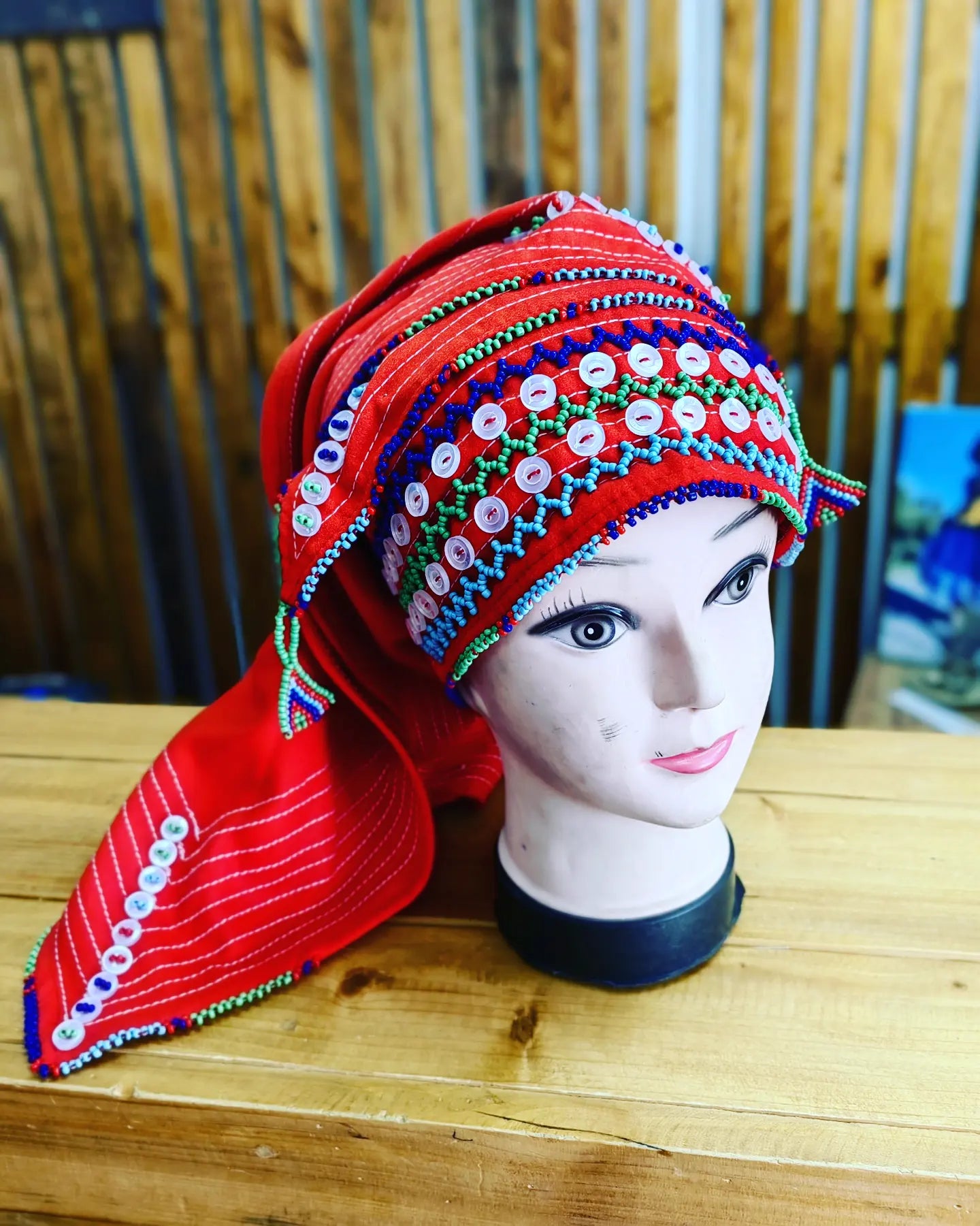 Triangle Beaded Doek