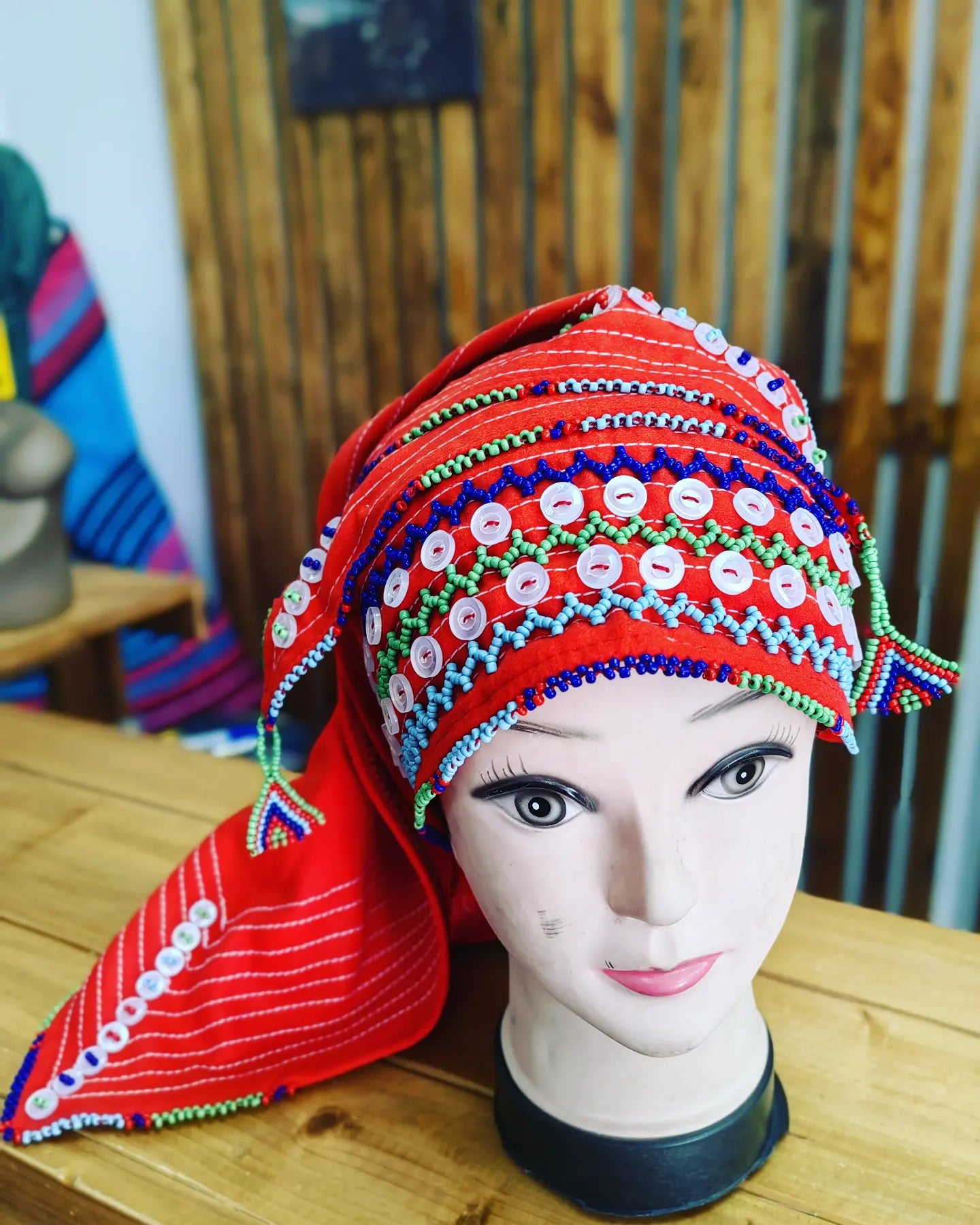 Triangle Beaded Doek