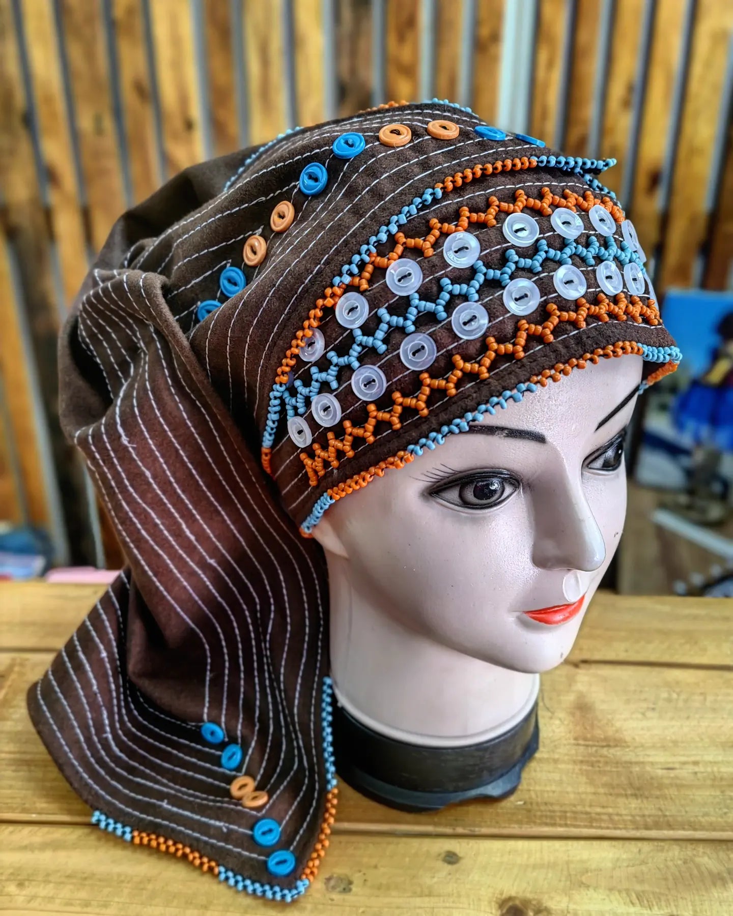 Triangle Beaded Doek