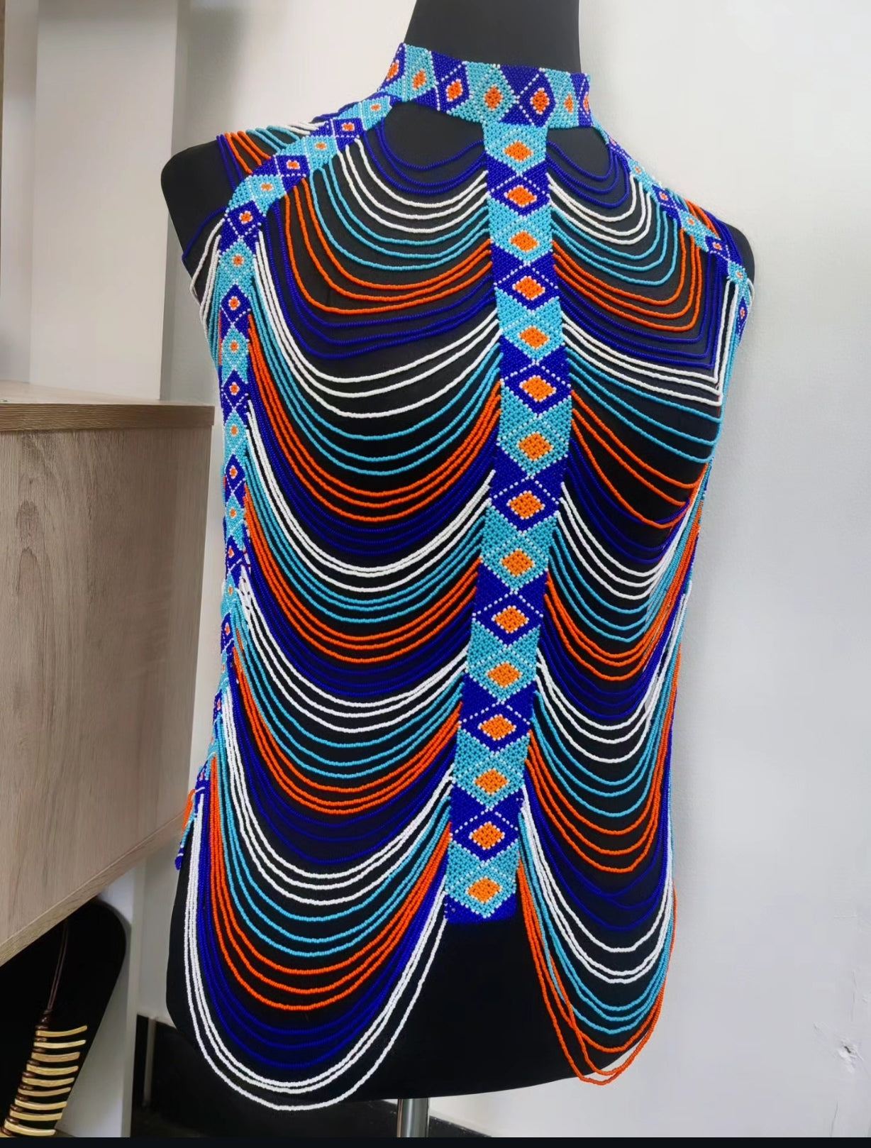 Beaded vest