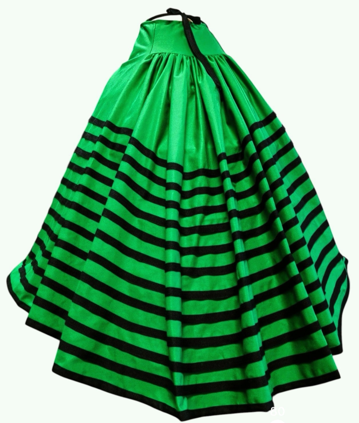Pleated Wrapparound Skirt