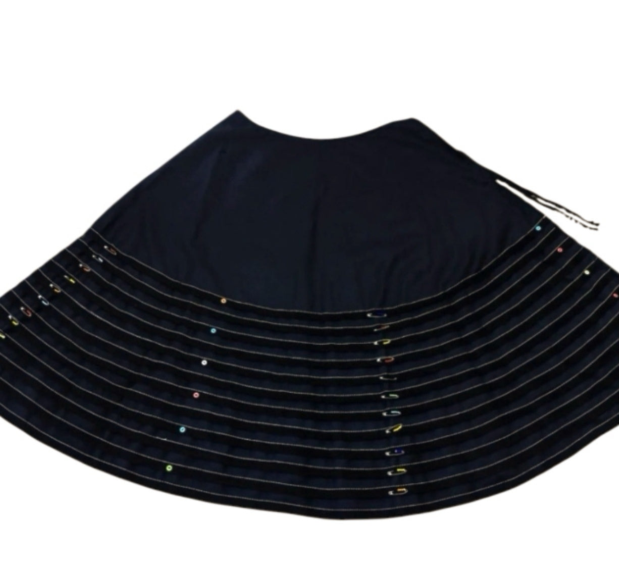 Black Wraparound Skirt