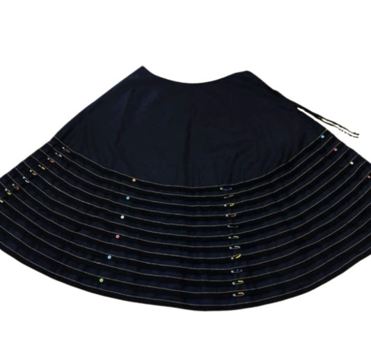 Black Wraparound Skirt