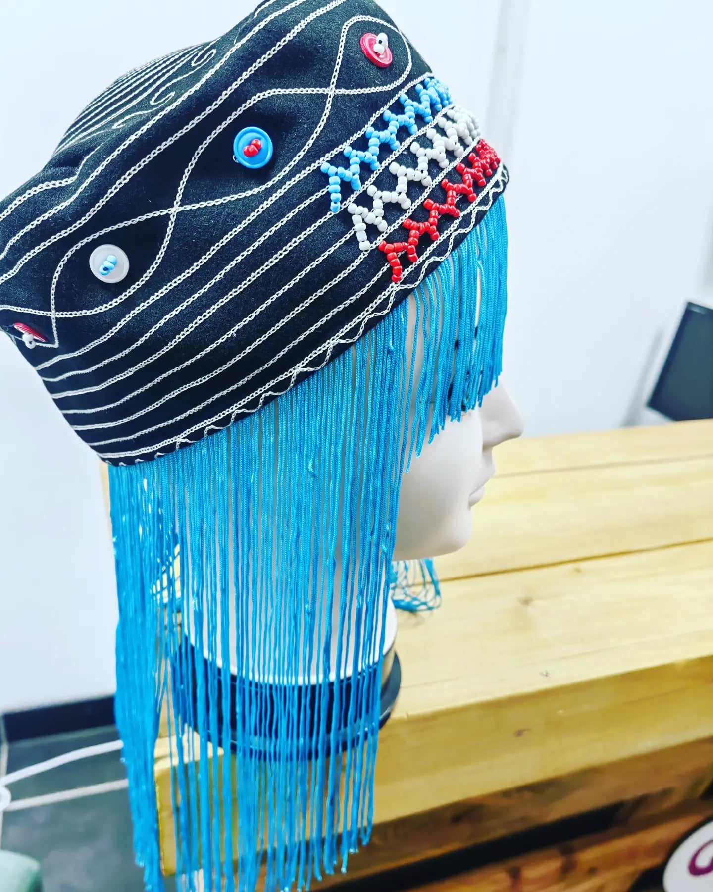 Beaded Egyptian Hat