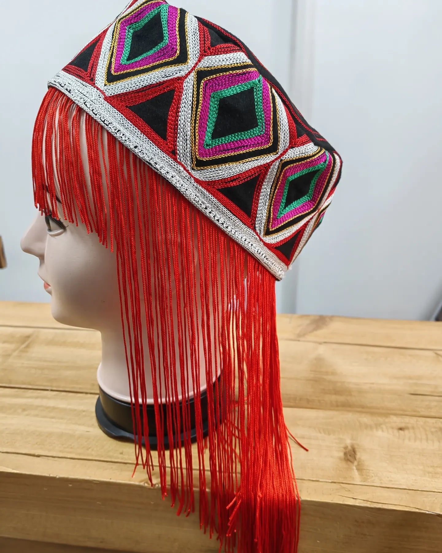 Embroidery Egyptian Hat(Detailed)