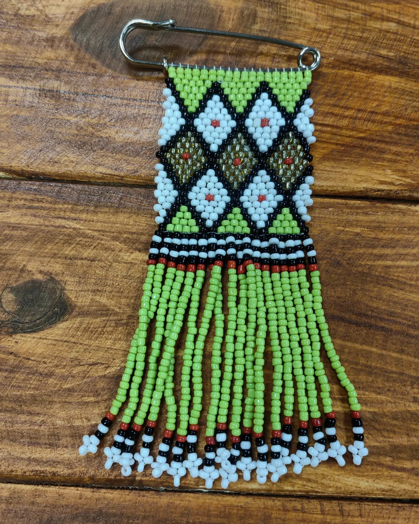 Beaded pins