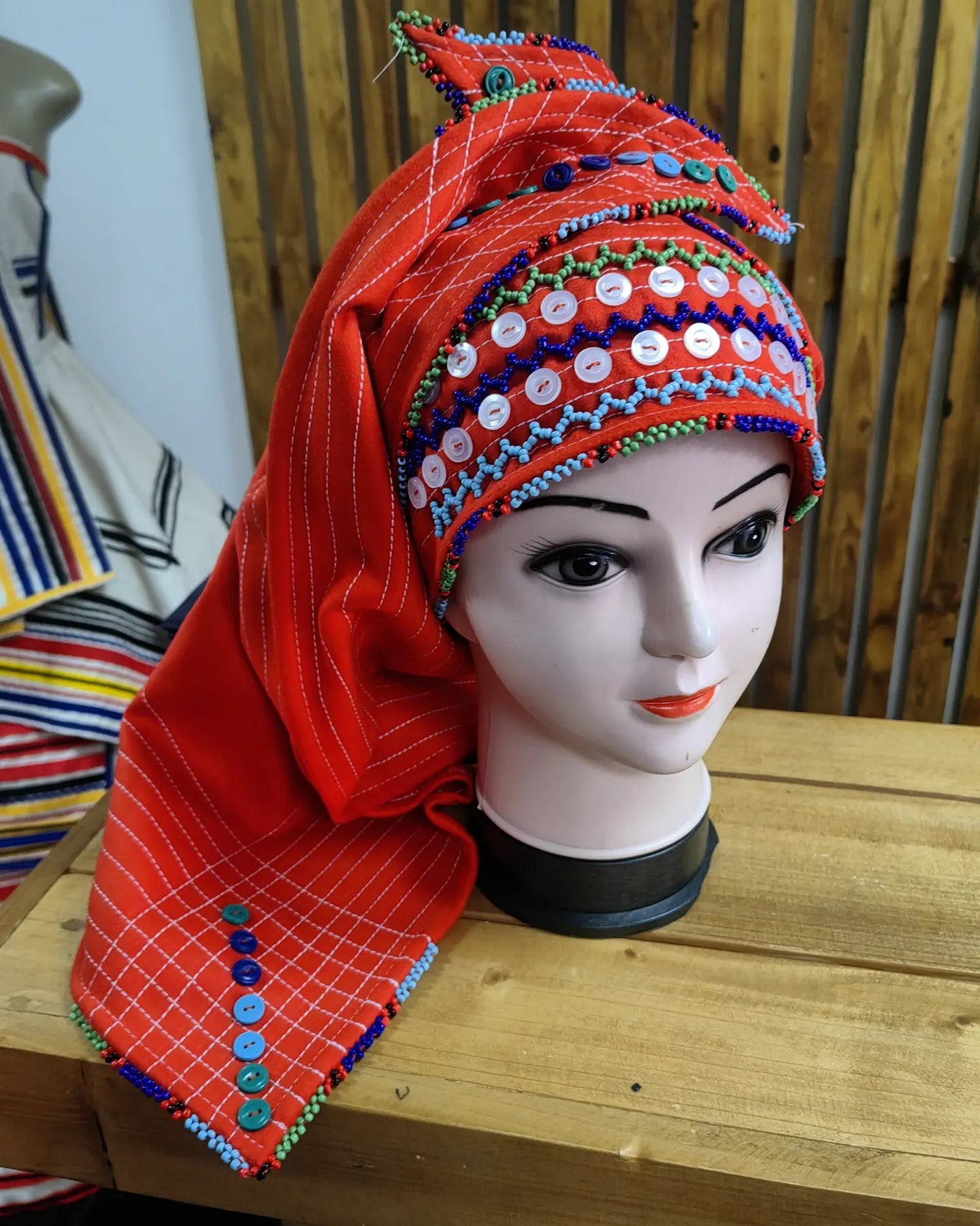 Triangle Beaded Doek