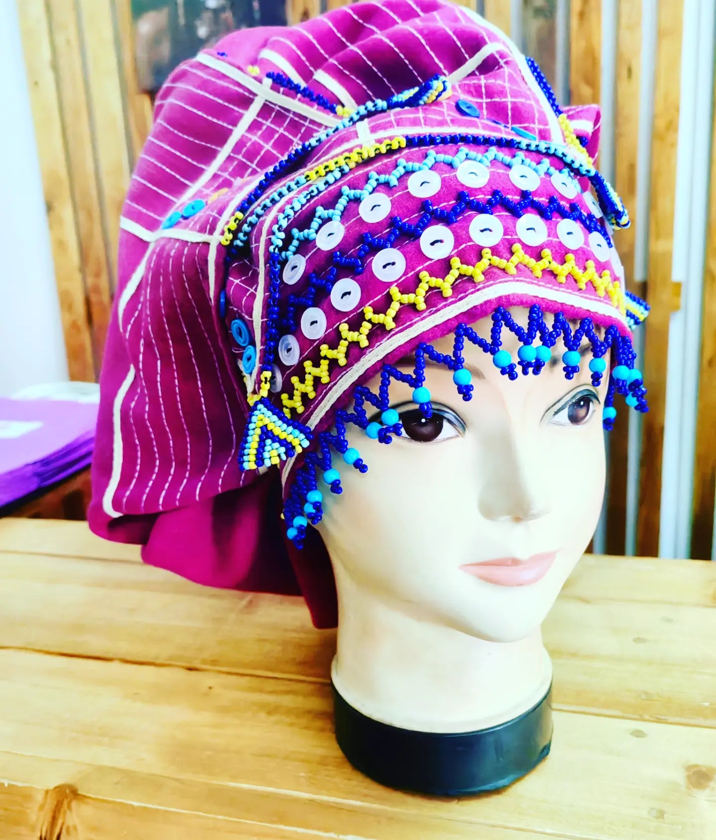 Oversize Rectangle Beaded Doek