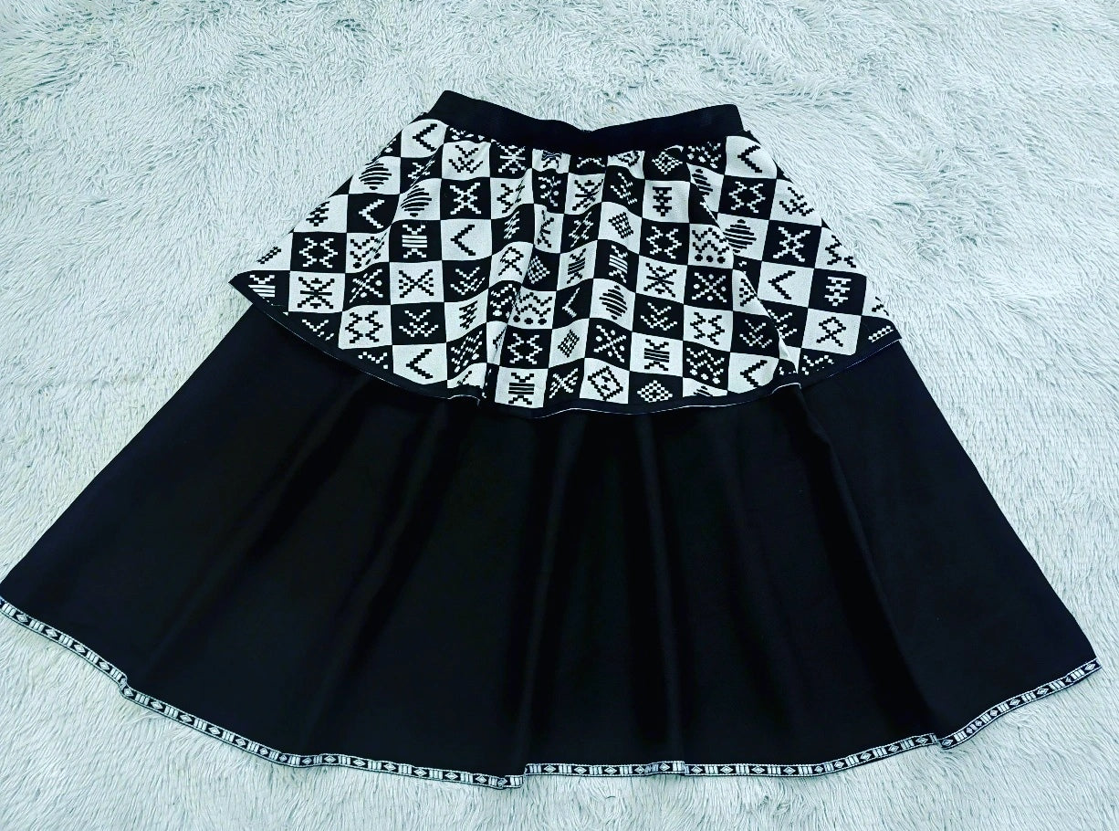 Two-step Canvas Skirt