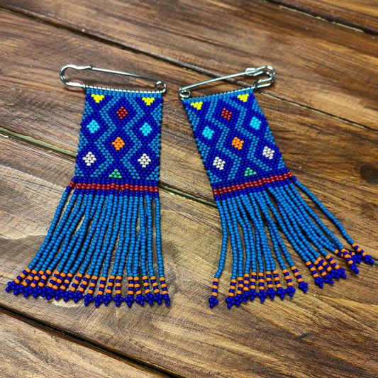 Beaded Safety-pins