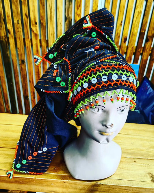 Oversize Mayakaza Beaded Doek