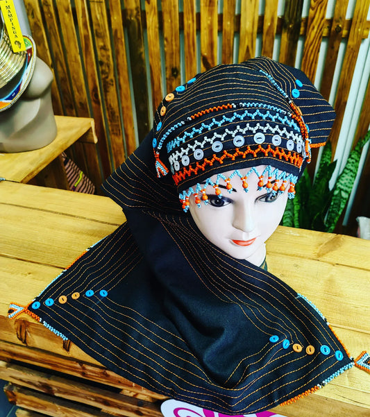 Oversize Beaded Doek