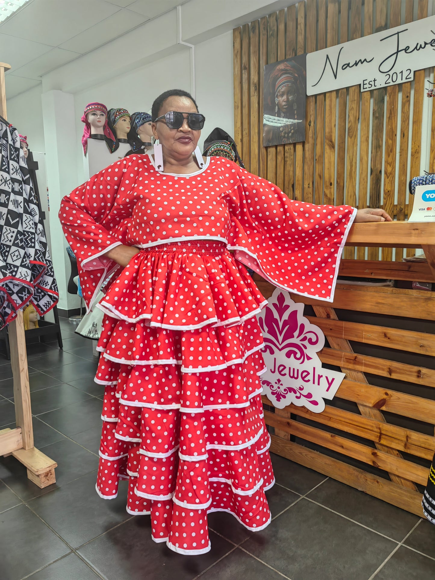 Layered Ruffle Skirt & top
