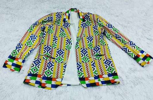 Printed blazer