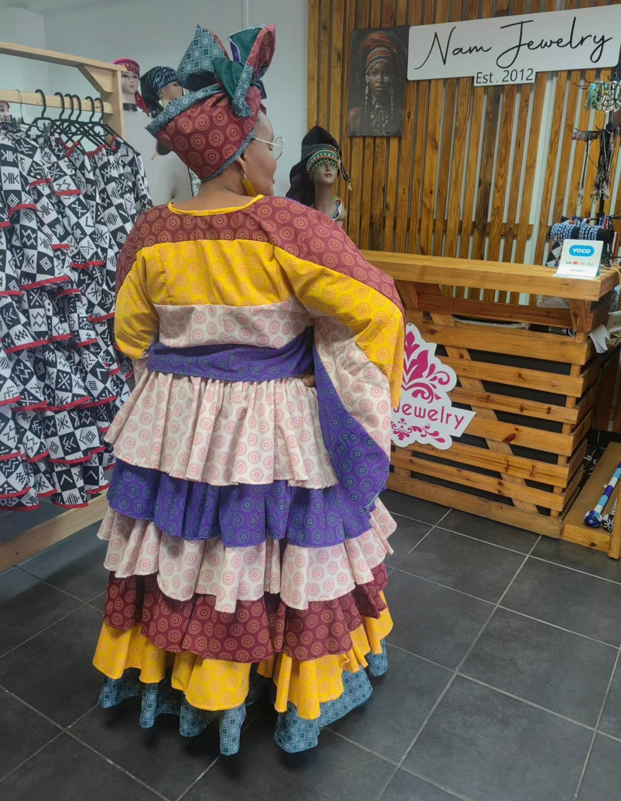 Da-Gama Layered Ruffle Set