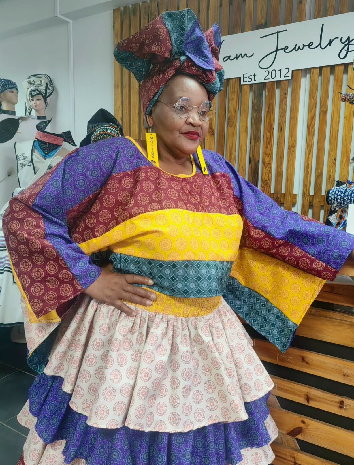 Da-Gama Layered Ruffle Set