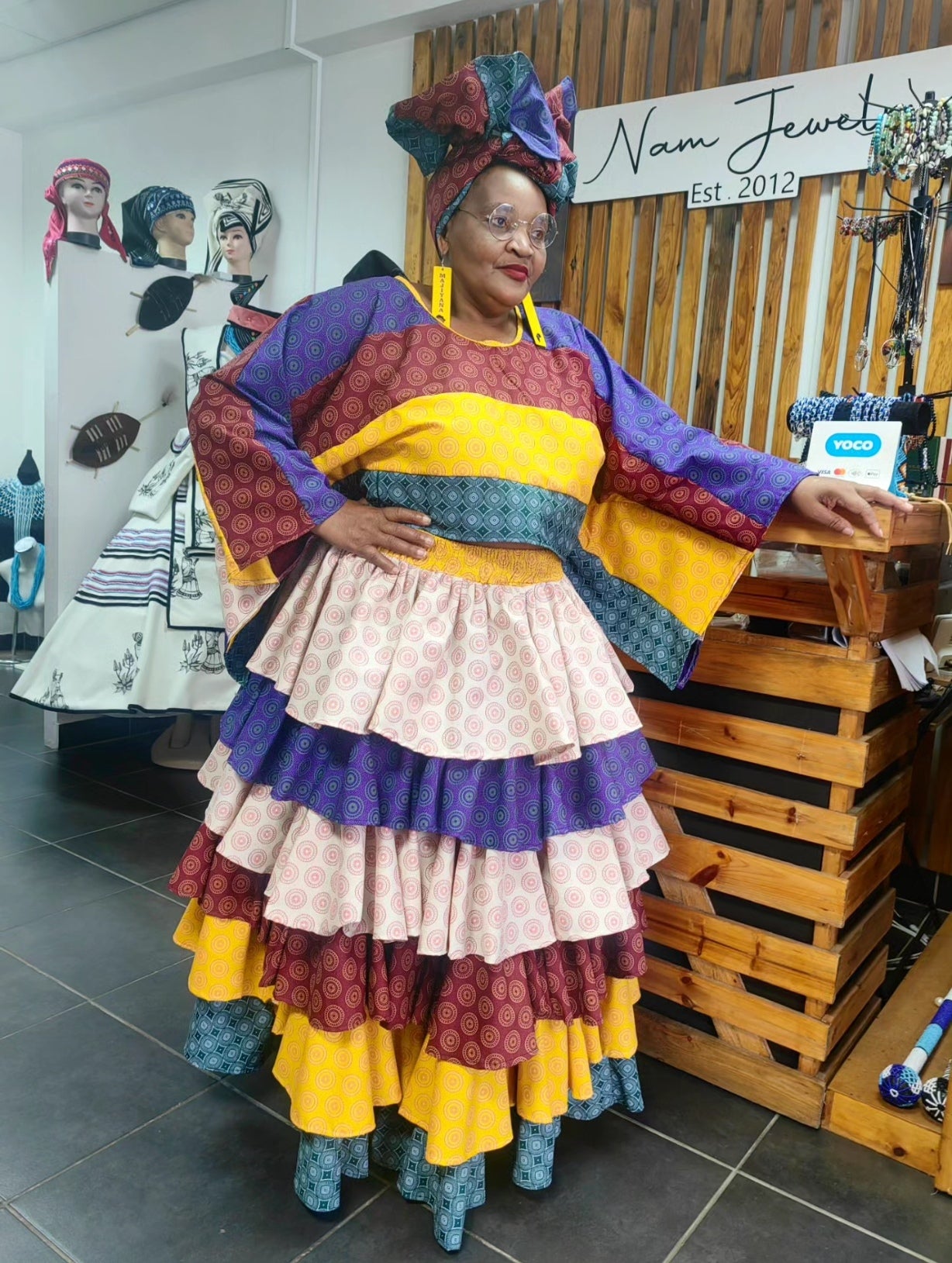 Da-Gama Layered Ruffle Set