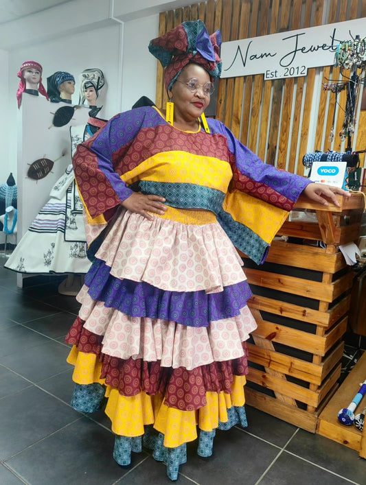 Da-Gama Layered Ruffle Set