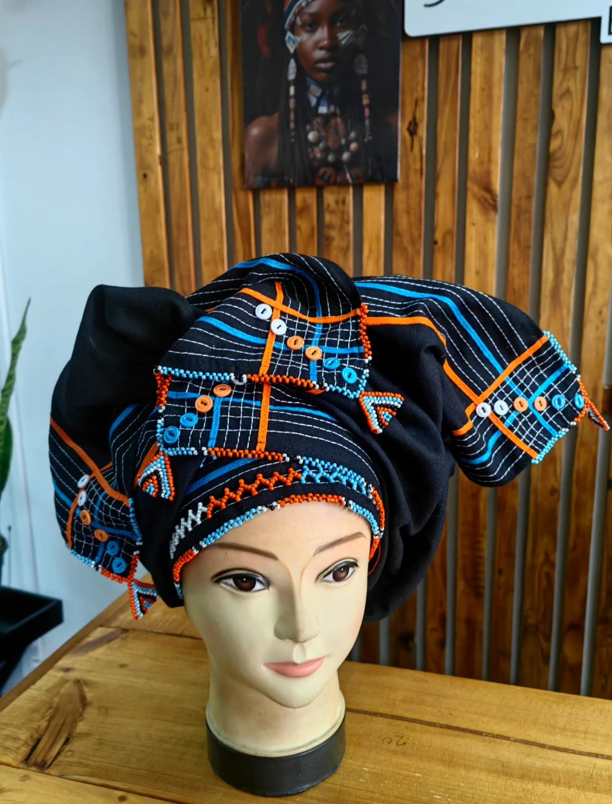 Rectangle Oversize Beaded doek