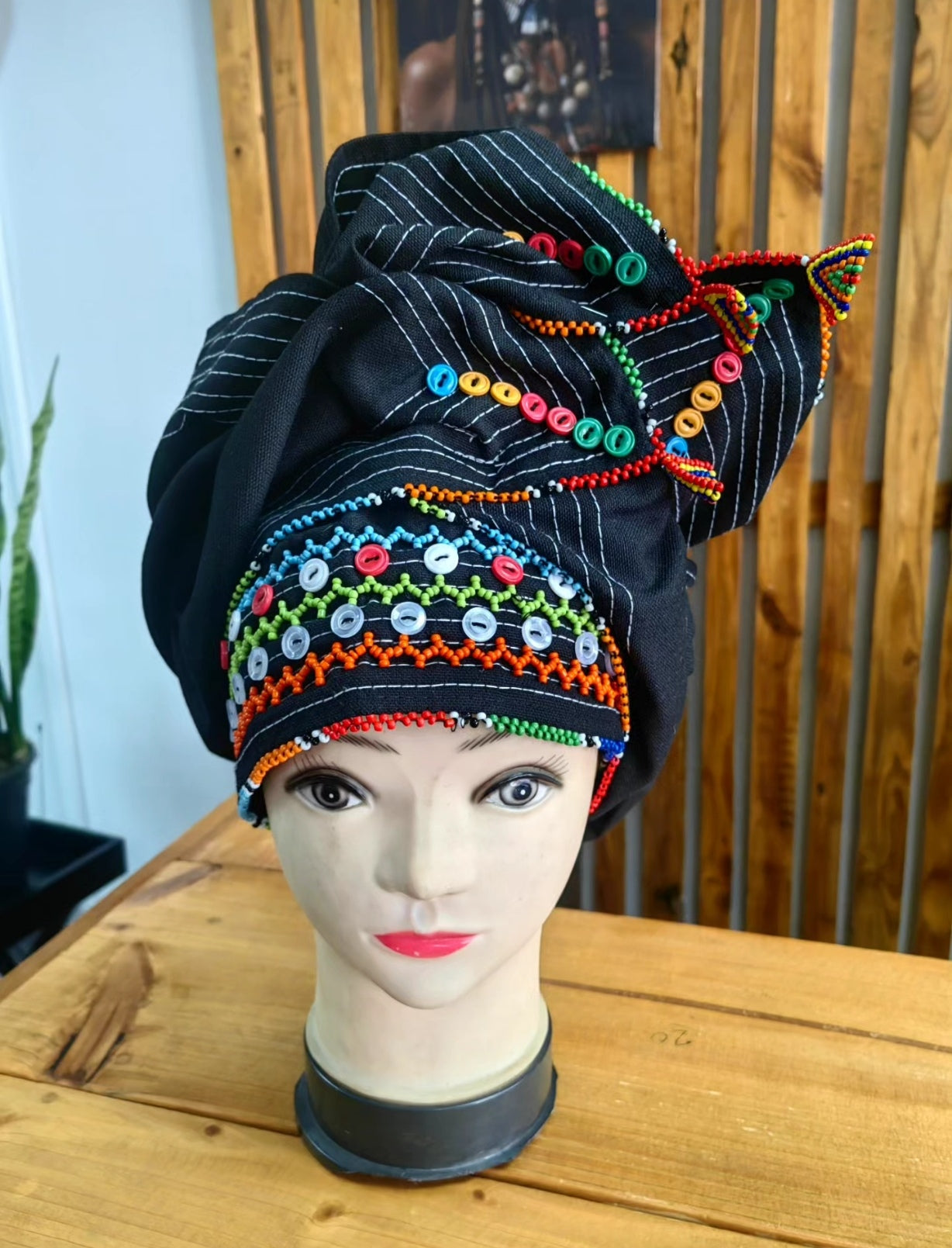 Rectangle Oversize Beaded doek