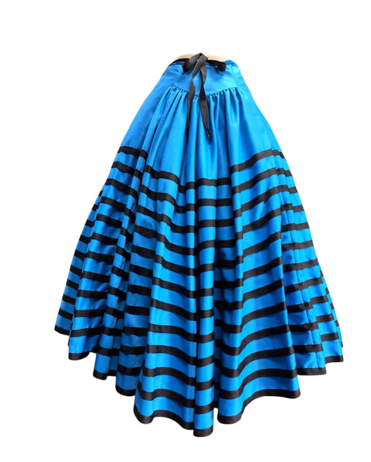 Pleated Wraparound Skirt