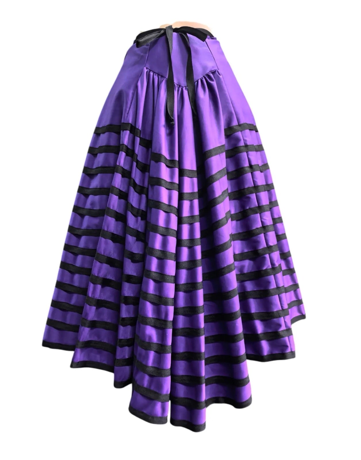 Pleated Wraparound Skirt