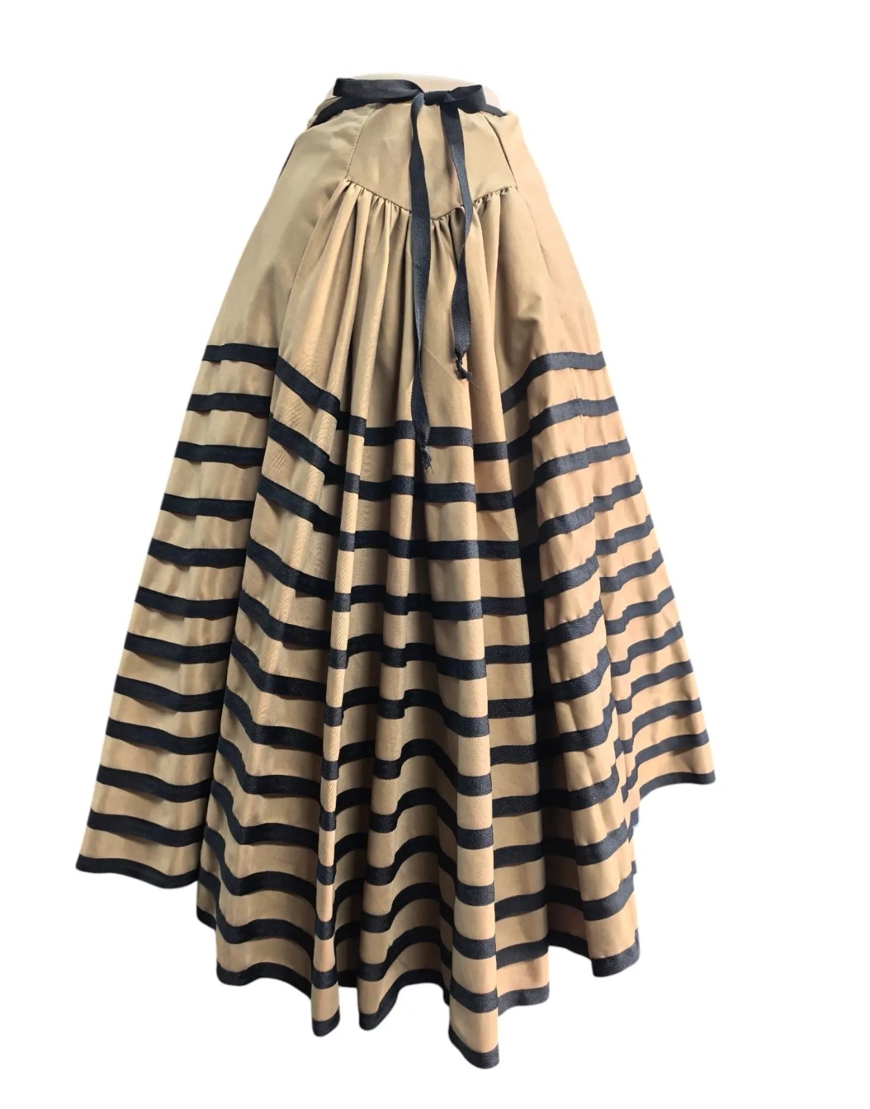 Pleated Wraparound Skirt