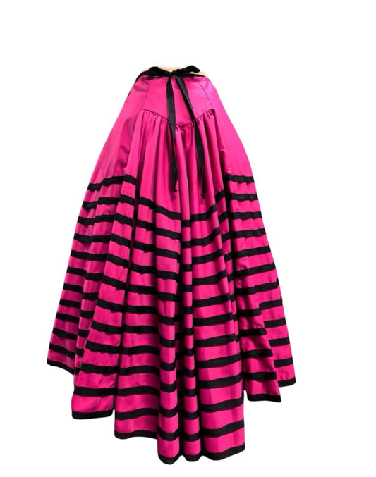 Pleated Wrap Skirt