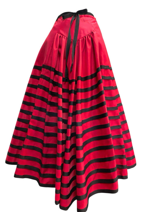 Pleated Wraparound Dkirt
