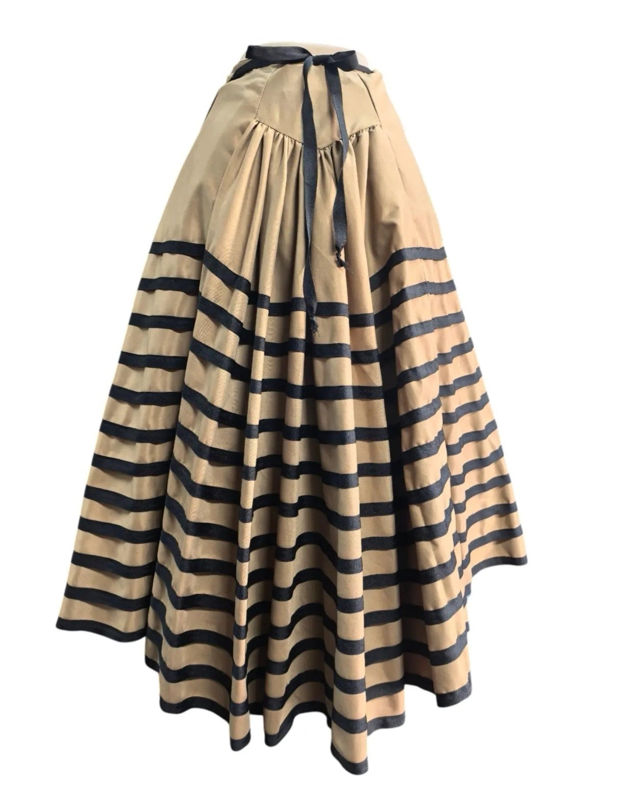 Pleated Wraparound Skirt